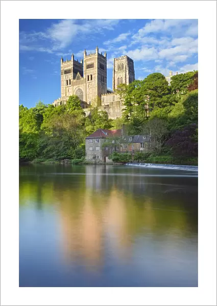 Durham Cathedral, UNESCO World Heritage Site, and the River Wear, Durham, County Durham