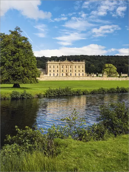 Chatsworth House, a Grade I stately home in Derbyshire, England