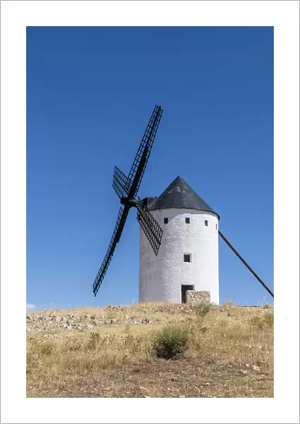 Old Spanish windmill, Alcazar de San Juan, Castilla-La Mancha, Spain