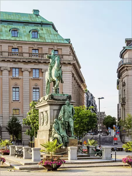 King Gustav II Adolf Statue, Stockholm, Stockholm County, Sweden