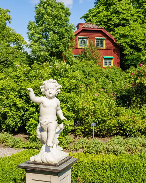 Sculpture in Skansen open air museum, Stockholm, Stockholm County, Sweden