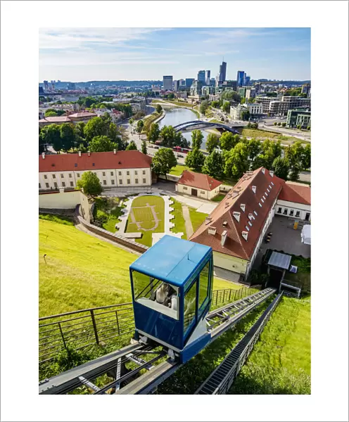 Funicular to the Castle Hill, Vilnius, Lithuania