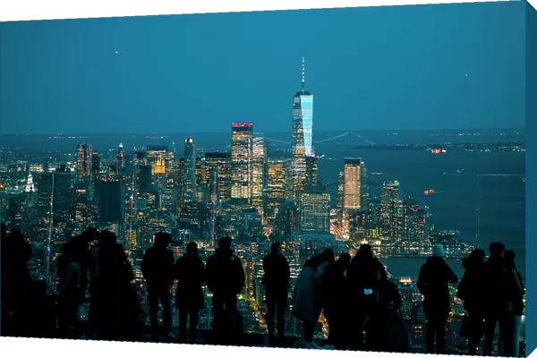New York Skyline as seen from The Edge, Hudson Yards, Manhattan, New York City, USA
