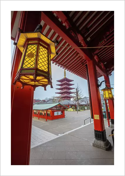 Sensoji Temple, Asakusa, Tokyo, Honshu, Japan