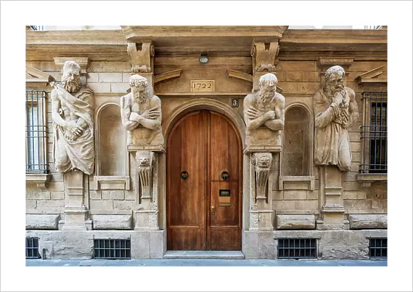 Casa degli Omenoni historic palace dated 16th century, Milan, Lombardy, Italy
