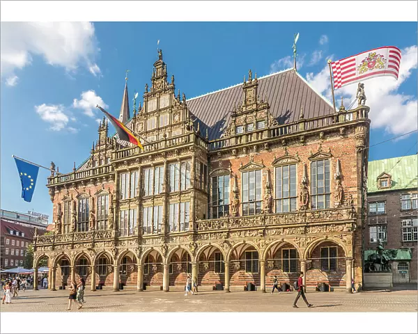 Town hall on the market square, Bremen, Germany