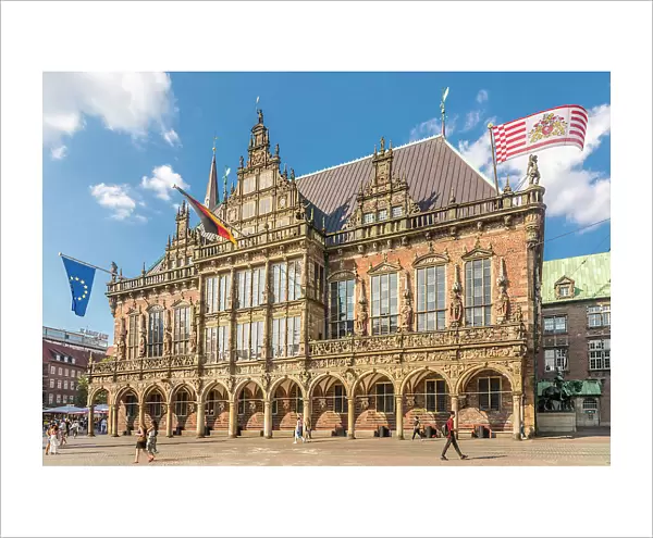 Town hall on the market square, Bremen, Germany