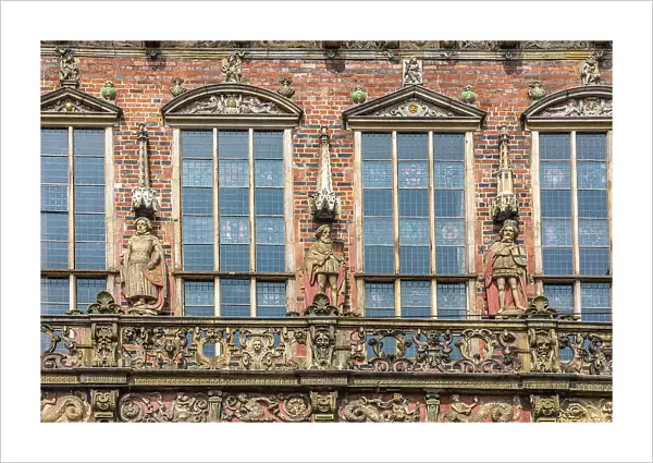 Historic town hall on the market square, Bremen, Germany