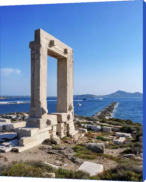 Temple of Apollo, Chora, Naxos City, Naxos Island, Cyclades, Greece