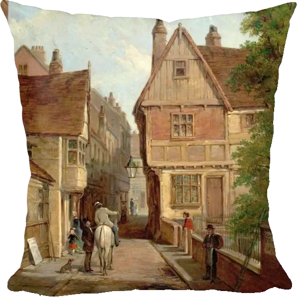 Old Houses, St. Peters Gate, Nottingham, 1842