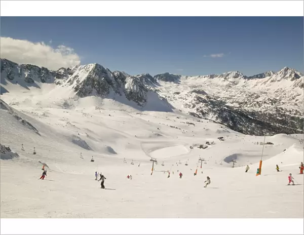 The Andorran ski resort of Soldeu