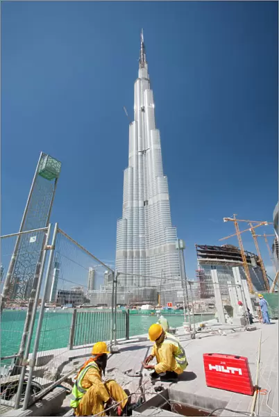 The Burj Dubai the worlds tallest building in Dubai