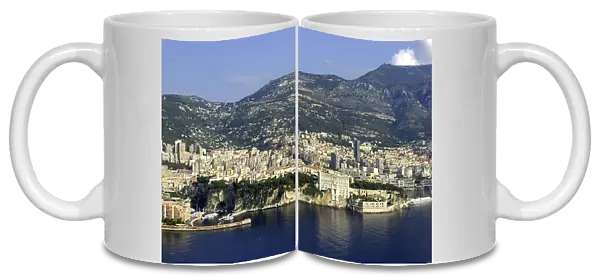 20038707. MONACO Cote d Azur Monte Carlo Aerial view