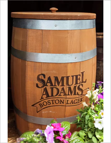 Replica Samuel Adams beer barrel, Boston, Massachusetts, USA