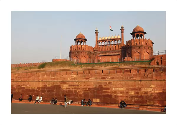 India, New Delhi, The Red Fort in Delhi