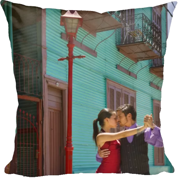 20084709. ARGENTINA Buenos Aires Close-up of tango dancers in La Boca