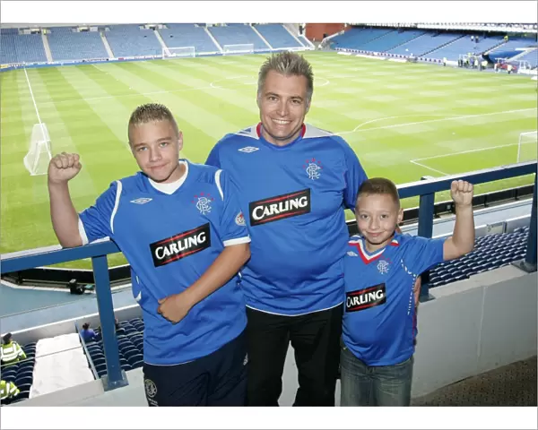 Rangers FC: Ramsay Family's Victory Celebration - Rangers 2-0 Heart of Midlothian, Clydesdale Bank Premier League, Ibrox