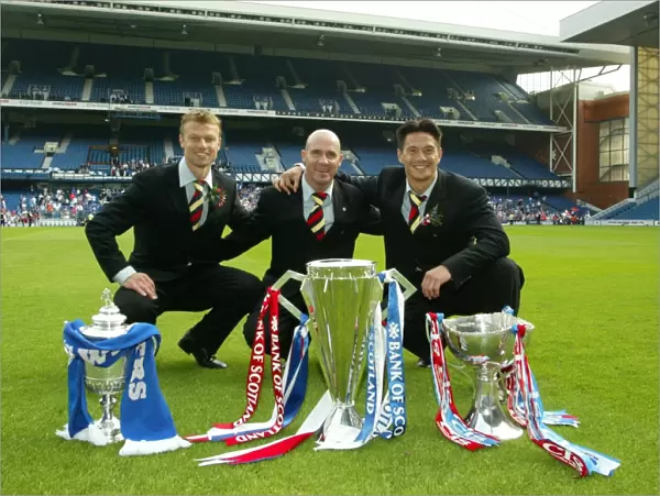 Rangers Football Club: Champions Triumphant Homecoming - The Treble Victory Parade at Ibrox (31 / 05 / 03)