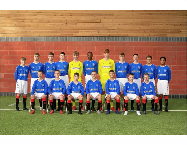 Rangers U15 Team Picture - The Hummel Training Centre