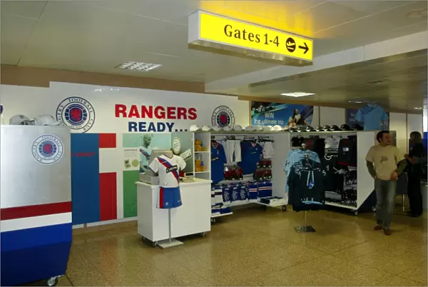 Rangers retail Glasgow Airport shop
