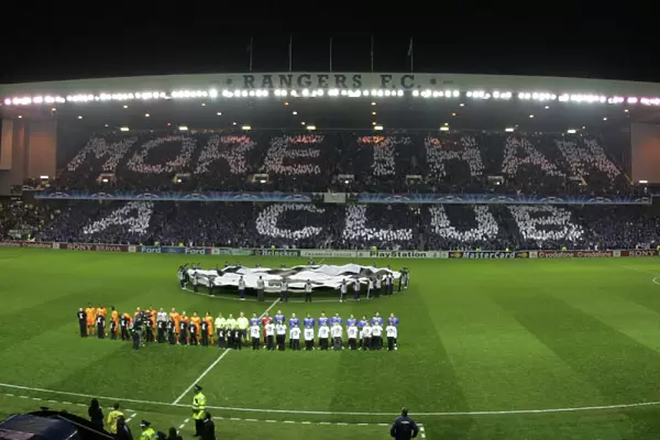 Rangers FC vs Barcelona: Champions League Group E Showdown at Ibrox - Fans in Action