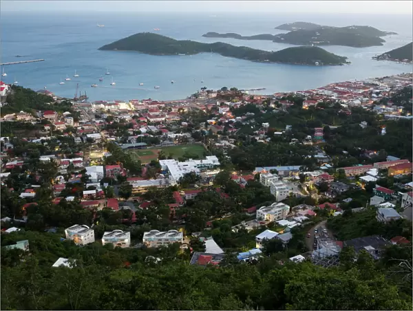A general view of Charlotte Amalie