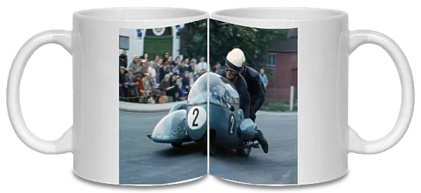 Georg Auerbacher & Peter Rykers (BMW) 1965 Sidecar TT