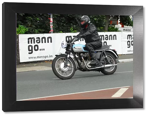Norman Cowin (Triumph) 2013 Classic TT Parade Lap