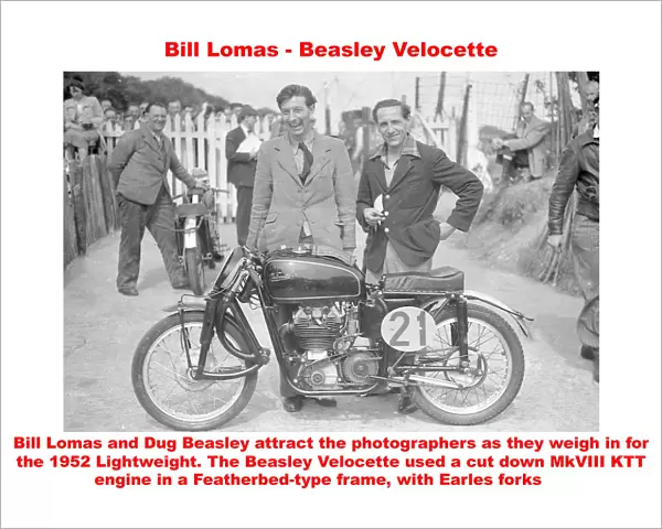 Bill Lomas - Beasley Velocette