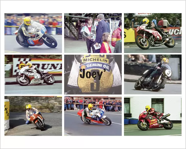 Joey. A selection of Joey Dunlop TT shots