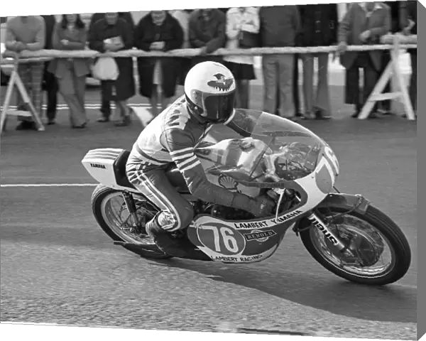 Bill Bowman (Lambert Yamaha) 1975 Junior TT