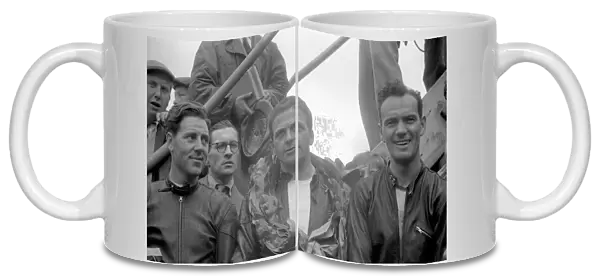 Geoff Duke, Libero Liberati and Bob McIntyre 1957 Senior Ulster Grand Prix