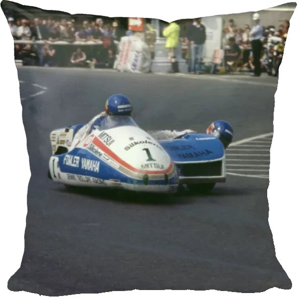 Jock Taylor & Benga Johannson (Fowler Yamaha) 1982 Sidecar TT