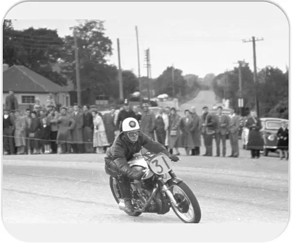 Maurice Gittins (Norton) 1957 Senior Manx Grand Prix