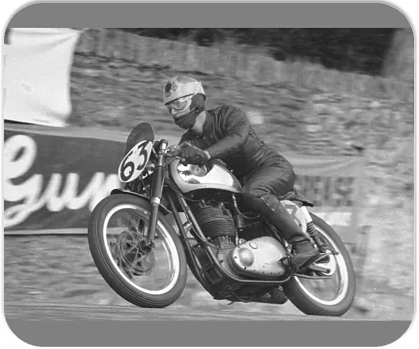 John Newall (BSA) 1957 Senior Manx Grand Prix