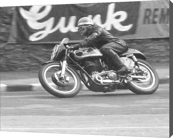 J L Ginger Payne (Matchless) 1960 Senior Manx Grand Prix