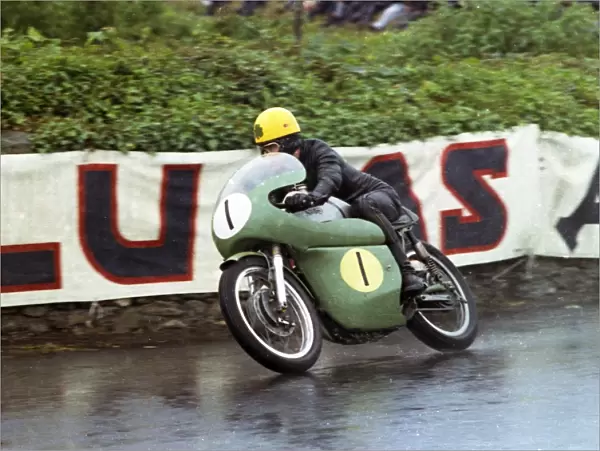 Joe Dunphy at Sulby Bridge: 1965 Senior TT