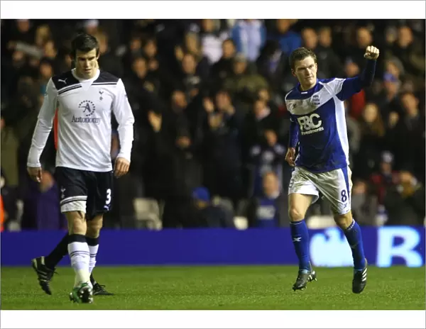 Birmingham City Shocks Tottenham: Craig Gardner Scores, Gareth Bale Disappointed (BPL 2010)