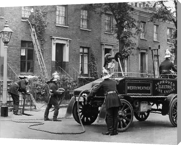 Merryweather electric fire engine