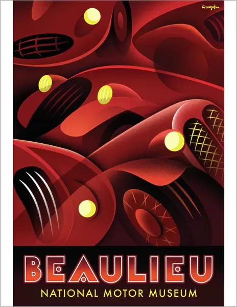 National Motor Museum, Beaulieu poster artwork