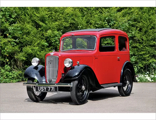 Austin Seven Ruby 1937 Red