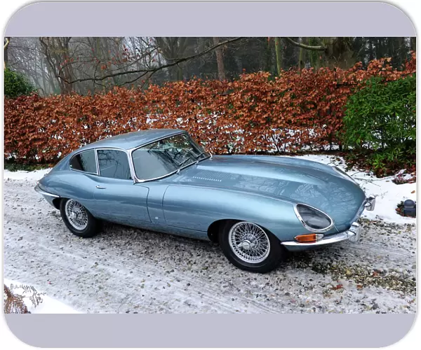 Jaguar E-Type Series 1 3. 8-Litre Coupe, 1964, Blue, metallic light
