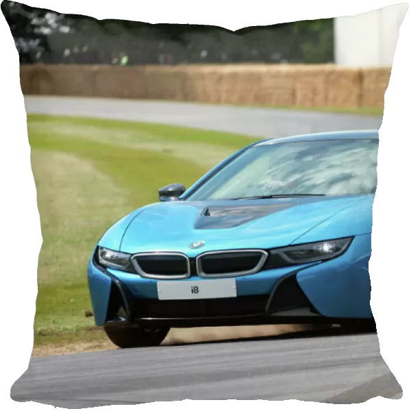 BMW i8 (Hybrid Supercar), 2015, Blue, & black