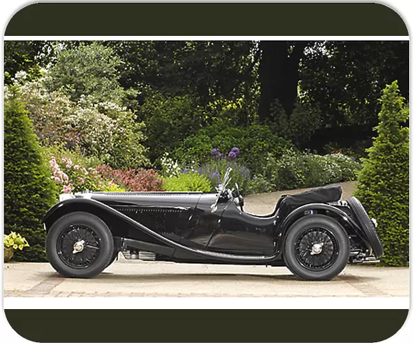 Jaguar SS100. 1937 black