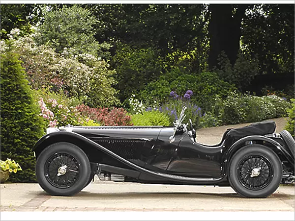 Jaguar SS100. 1937 black