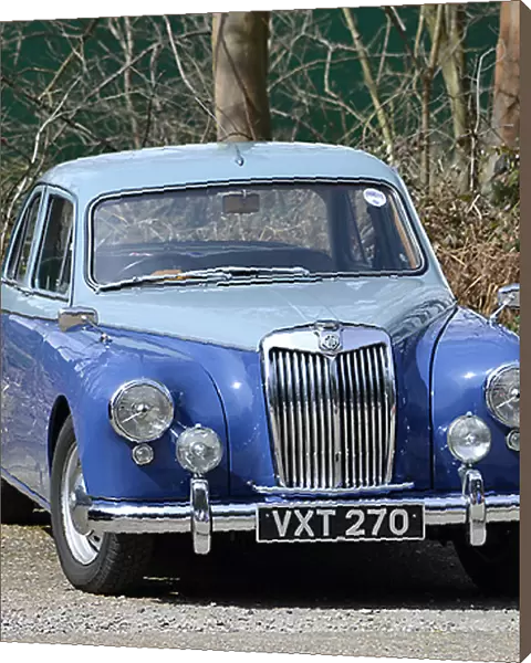 MG Magnette, 1958, Blue, 2-tone