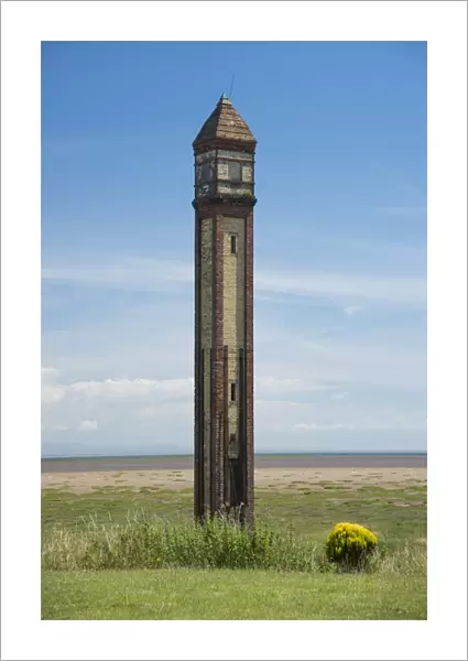 Former navigation beacon at coast, near causeway to Roa Island, Rampside Lighthouse, Rampside, Furness Peninsula