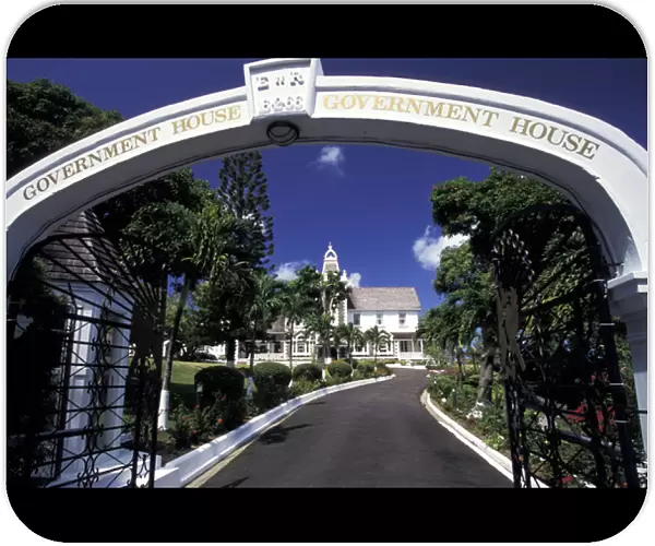 Caribbean, St. Lucia, Castries. Government house