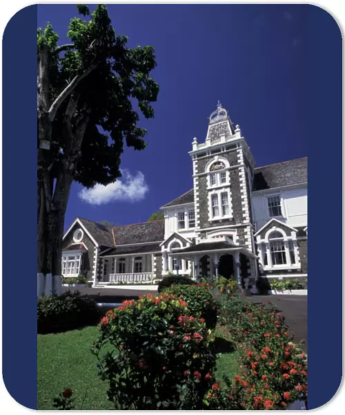 Caribbean, St. Lucia, Castries. Government house