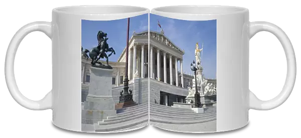 The Austrian Parliament, Vienna, Austria